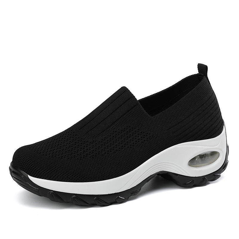 Natalie – Ademend Dames-Sneaker met Luchtkussen en Dikke Zool
