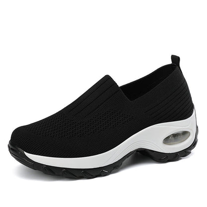 Natalie – Ademend Dames-Sneaker met Luchtkussen en Dikke Zool