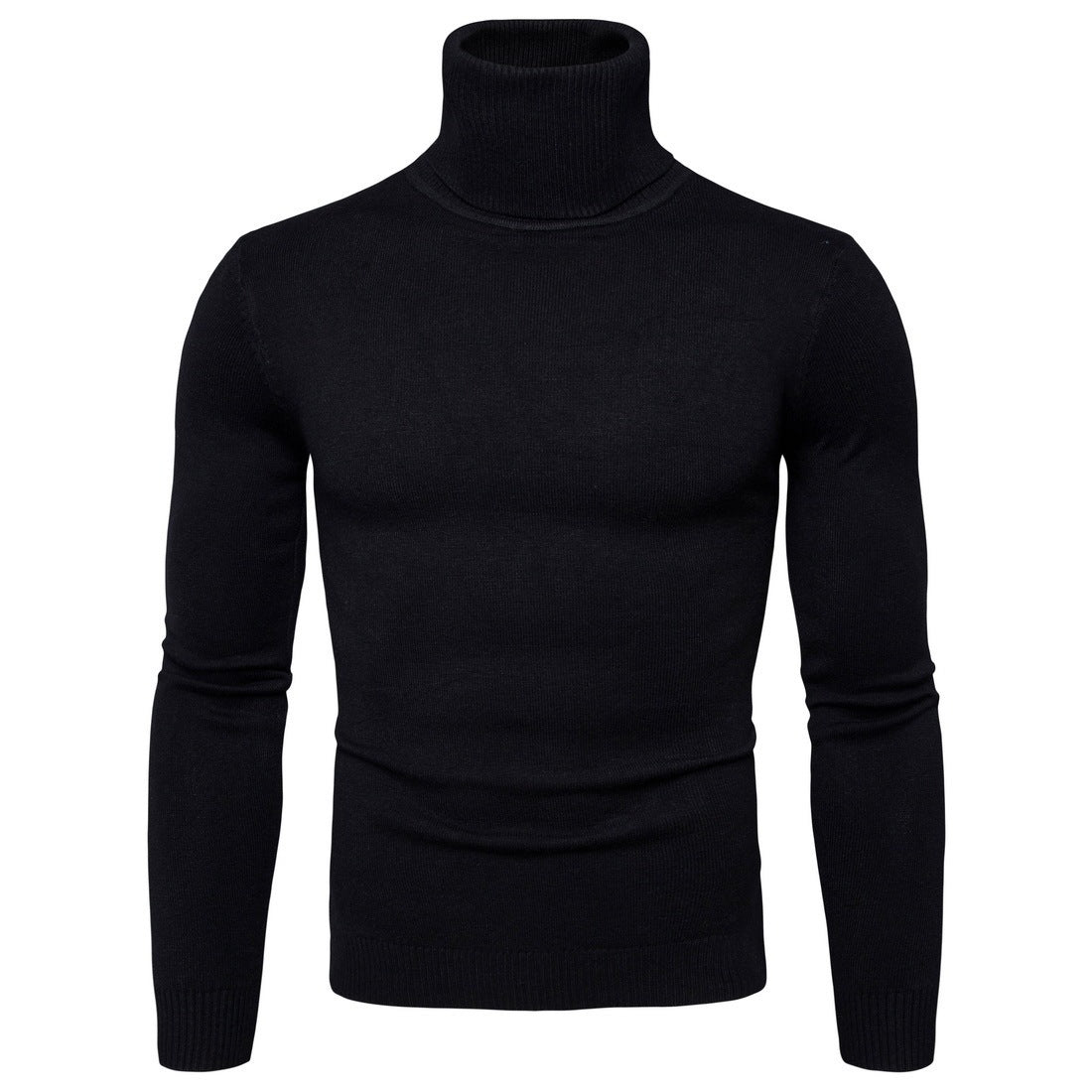 Ron – Thermo-Turtleneck Pullover voor Heren in Effen Designs