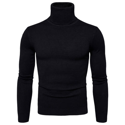 Ron – Thermo-Turtleneck Pullover voor Heren in Effen Designs