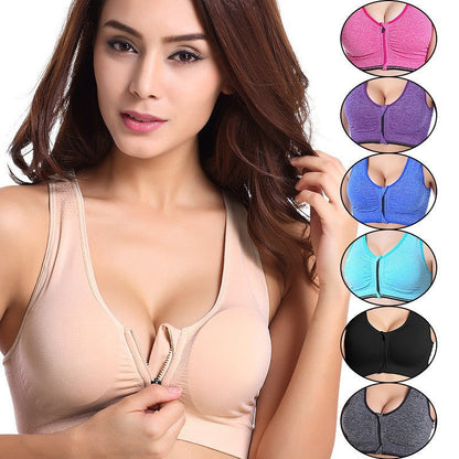 Donna – Sexy Dames Sport-BH met Front Rits