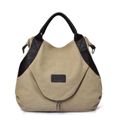 Miranda – Minimalistische Retro Schoudertas van Vintage Canvas