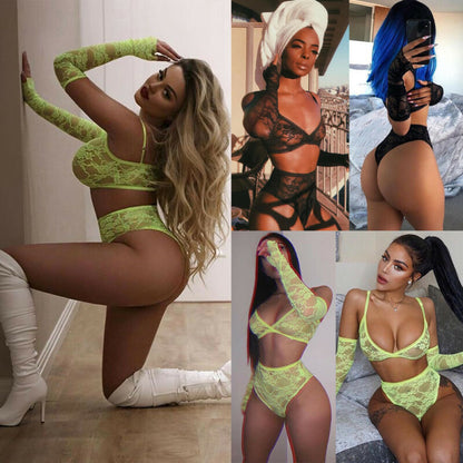 Esme – Verleidelijke Nachthemd met Kant