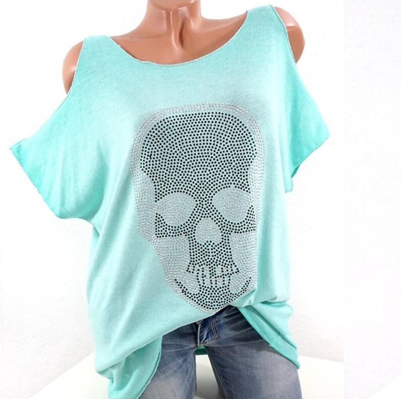 Jean – Dames T-Shirt met Schedelontwerp