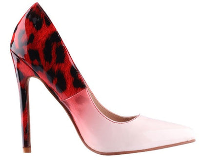 Kathleen – Elegante Dames High Heels met Luipaardprint