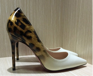 Kathleen – Elegante Dames High Heels met Luipaardprint