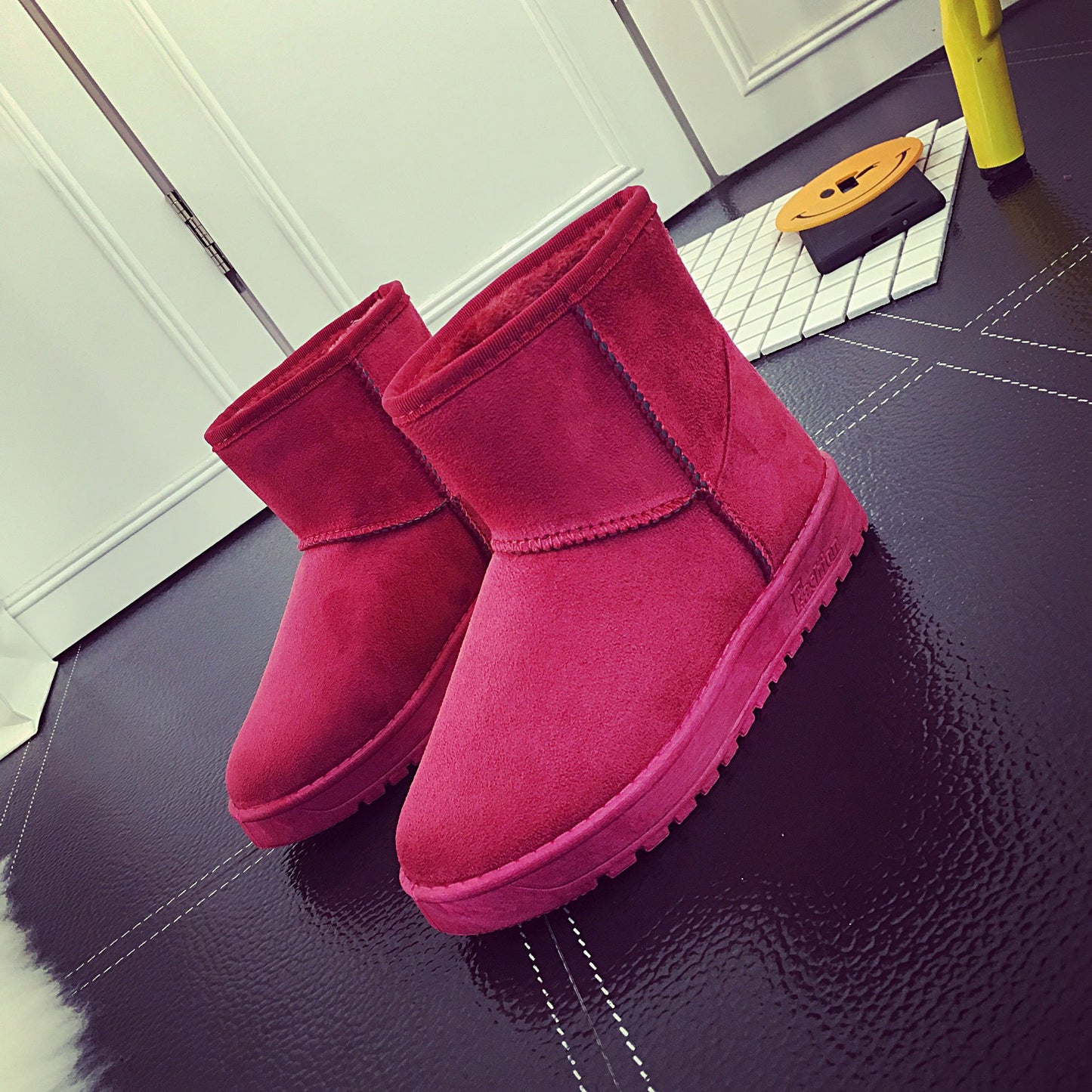 Nicola – Winterse Faux-Fur Dameslaarzen