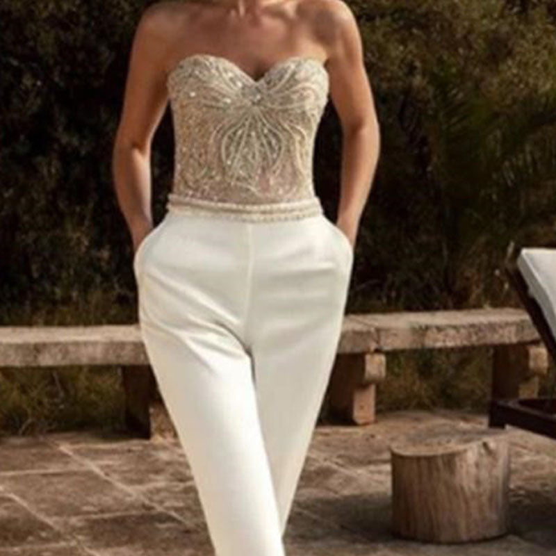 Rose – Mouwloze Jumpsuit voor Dames