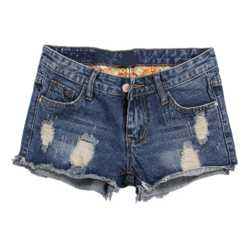 Jade – Zerrissene Denim-Shorts voor Dames