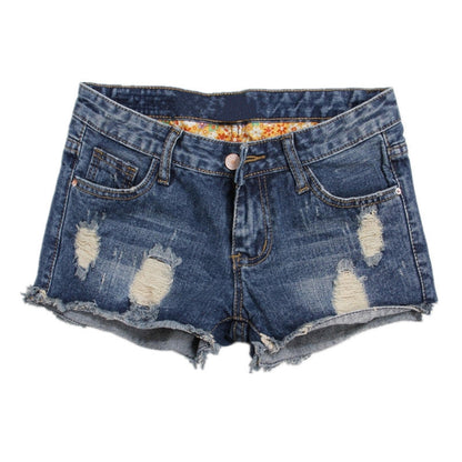 Jade – Zerrissene Denim-Shorts voor Dames