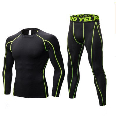 George – Heren Compressietrainingspak met Lange Mouwen en Leggings