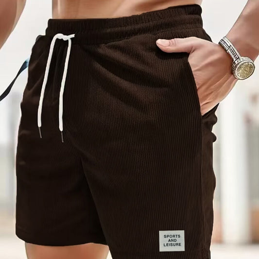 Tom – Sportieve Zomerbroeken van Corduroy met Trekkoord