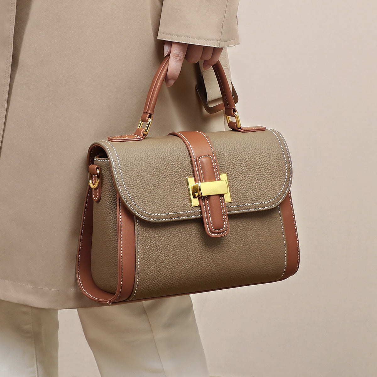 Louise – Veelzijdige Fashion-Handtas met Geavanceerde Textuur