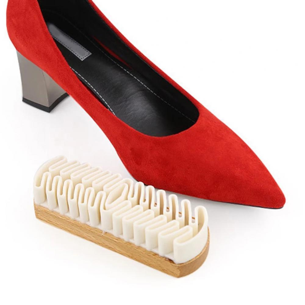 Zoe – Premium Vegan Suede Reinigungsbürste für Schuhe