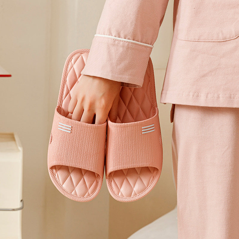 Lauren – Hausschoenen met nieuw ruitontwerp, antislip voor dames