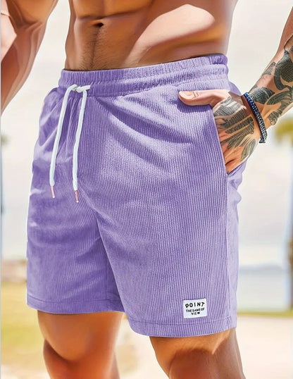 Angela – Luchtige Zomer Cordshorts met Veters voor Dames