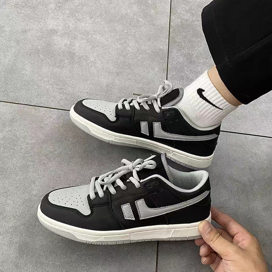 Lily – Trendy Dames Sneakers in Schattengrijs met Platform