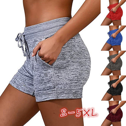 Amanda – Sneldrogende Dames Shorts met Vetersluiting en Stretch