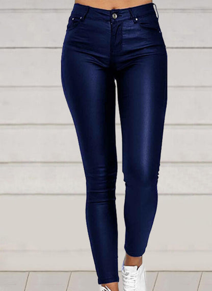 Clara – Stijlvolle Leggings van vegan leer