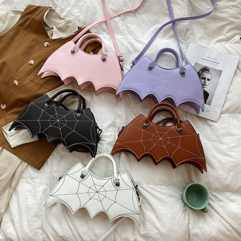 Julie – Schoudertas met Spinweb-Design voor Halloween