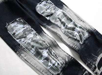 Matthew – Blau-Zwarte Herenjeans
