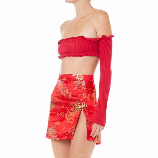 Victoria – Retro Cheongsam-Kleid mit Seitenschlitz und hohem Bund