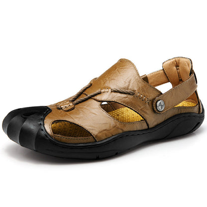 Richard – Comfortabele Heren-Sandalen van Vegan Leer