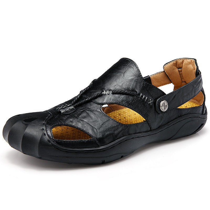 Richard – Comfortabele Heren-Sandalen van Vegan Leer