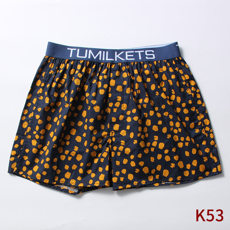 Allan – Bedrukte Herenboxershorts van Katoen