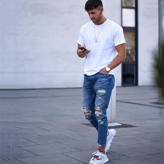 Daniel – Herenjeans met Modieuze Scheuren