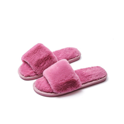 Karen – Fleece Pantoffels van Katoen