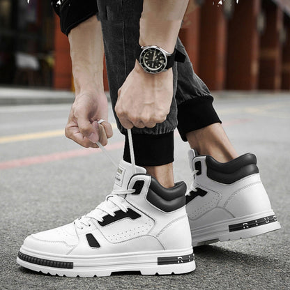 Danny – Modische Herren Martin Boots mit erhöhter Sohle für den Winter