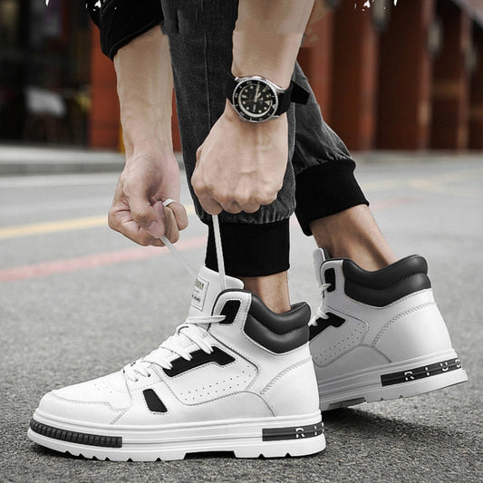 Danny – Modische Herren Martin Boots mit erhöhter Sohle für den Winter