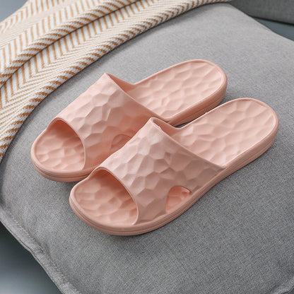Jane – Geometrische Sommerschuhe für Zuhause und Badezimmer