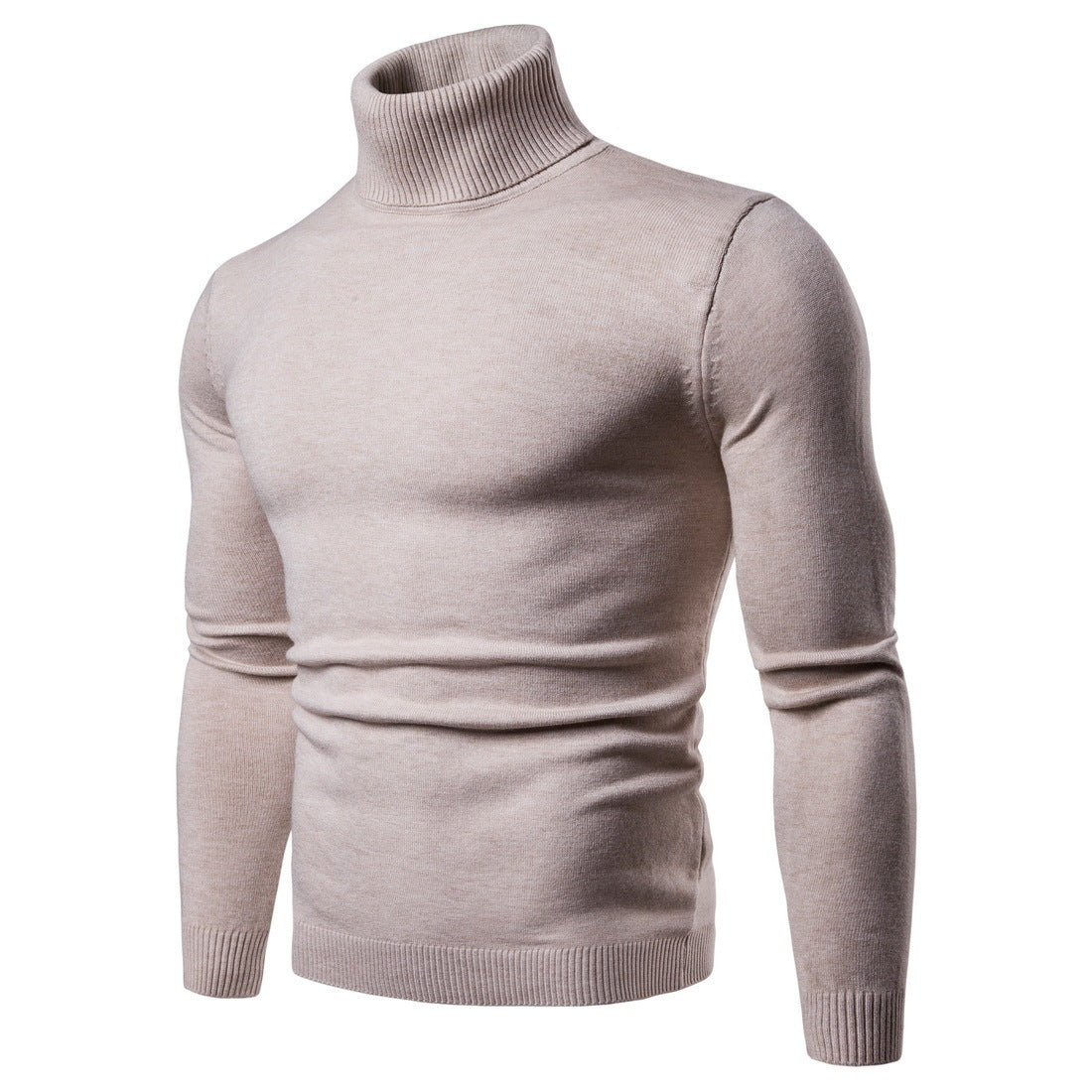 Ron – Thermo-Turtleneck Pullover voor Heren in Effen Designs