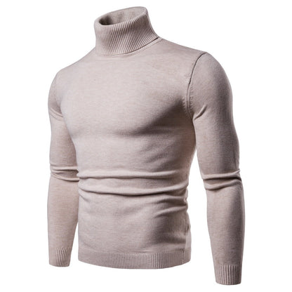 Ron – Thermo-Turtleneck Pullover voor Heren in Effen Designs