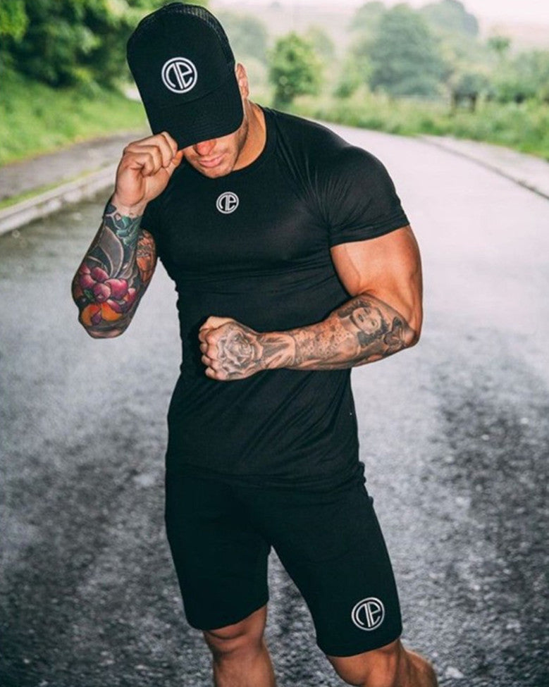 Stanley – Vijf-Punten Heren-Laufsport Shorts van Katoen