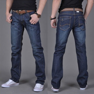 Thomas – Trendy Heren-Denim-Jeans met Rechte Pijpen