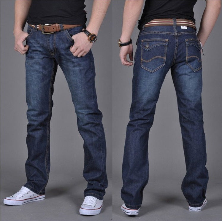 Thomas – Trendy Heren-Denim-Jeans met Rechte Pijpen