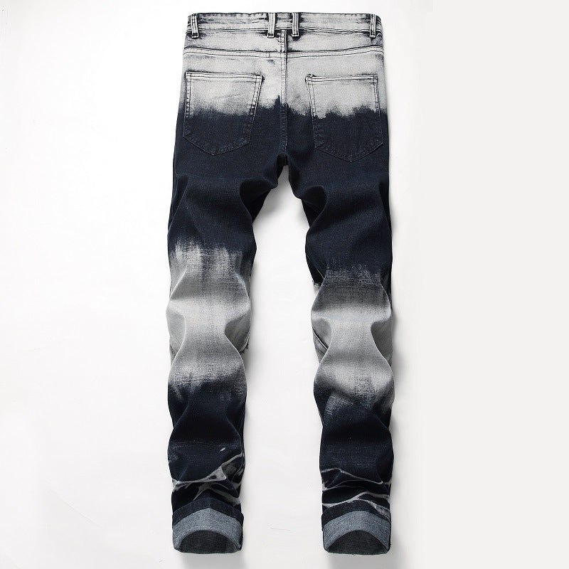 Matthew – Blau-Zwarte Herenjeans