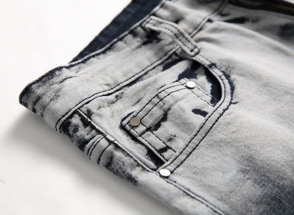 Matthew – Blau-Zwarte Herenjeans