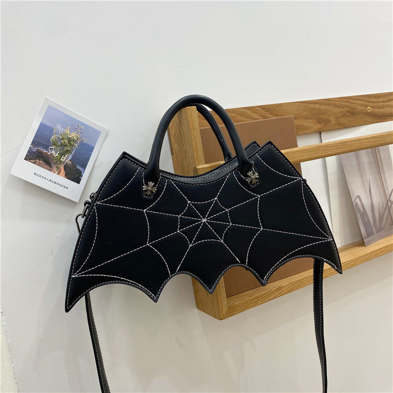 Julie – Schoudertas met Spinweb-Design voor Halloween