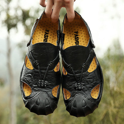 Richard – Comfortabele Heren-Sandalen van Vegan Leer