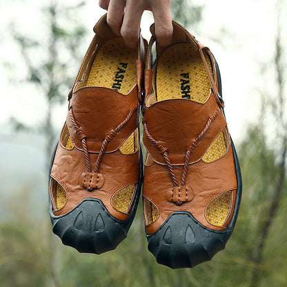 Richard – Comfortabele Heren-Sandalen van Vegan Leer