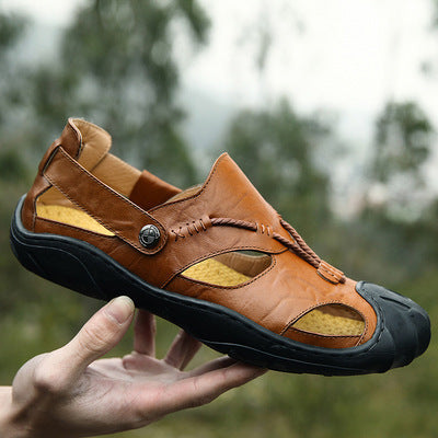 Richard – Comfortabele Heren-Sandalen van Vegan Leer
