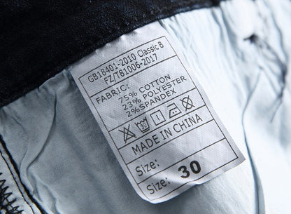 Matthew – Blau-Zwarte Herenjeans