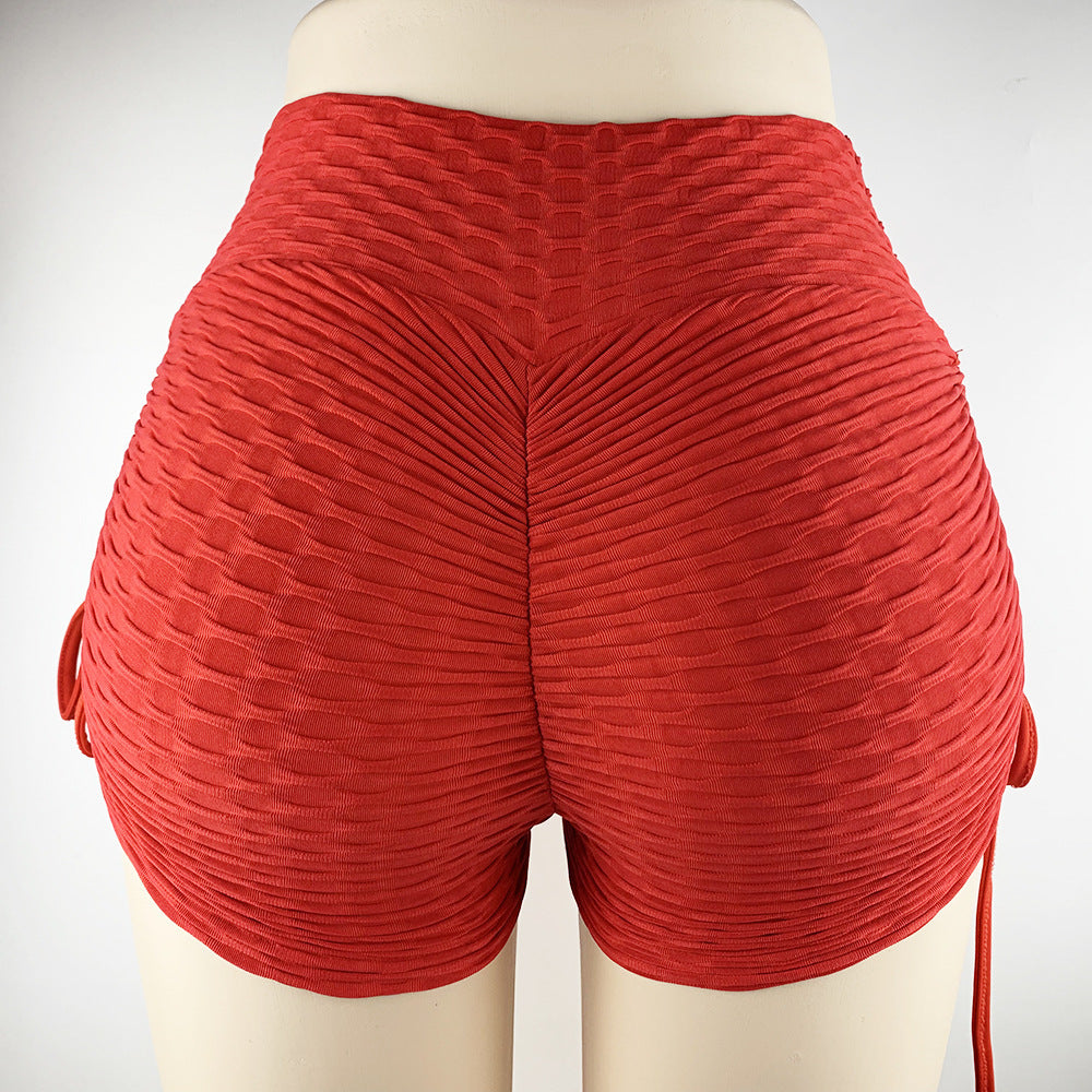 Jade – Sportieve Korte Broek met Textuur en Billen Vorming voor de Sportschool