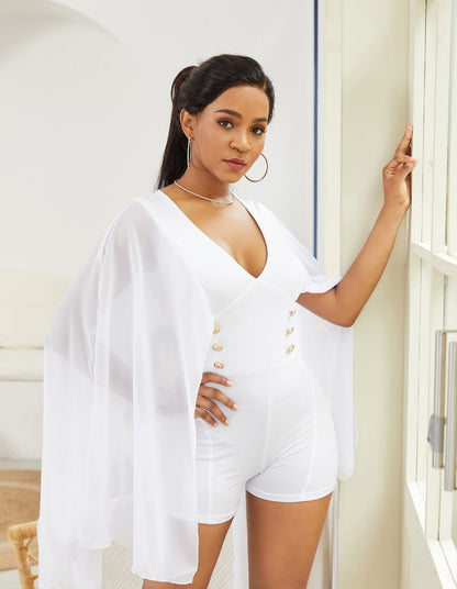 Leah – V-hals Damesoverall