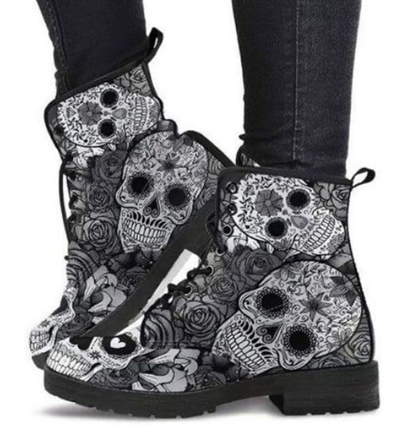 Christine – Gedrukte Dames-Veterschoenen
