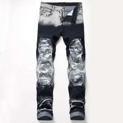 Matthew – Blau-Zwarte Herenjeans
